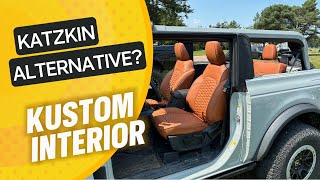 You WONT BELIEVE this DIY INTERIOR! Full HOW TO on a NEW FORD BRONCO! Kustom Interior seat covers!