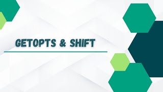Bash Scripting Course - Getopts & Shift