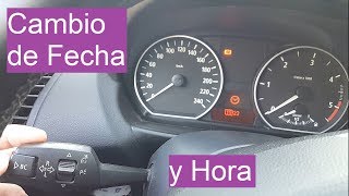 Cambio de Fecha y Hora | BMW Serie 1 y otros