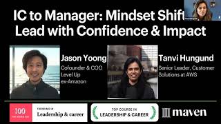 IC to Manager: The Mindset Shifts You Need to Lead with Confidence & Impact