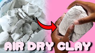 How to make air dry clay soft again + tips to stop cracking