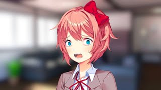 {A weird DDLC Mod} Sayori opens MC's door and...