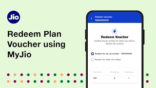 How to Redeem Plan Voucher using MyJio | JioCare