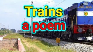 Trains | 5th std poem | Maharashtra state board syllabus of English for marathi medium