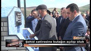 Cəlilabadda şəhid xatirəsinə bulağın açılışı olub