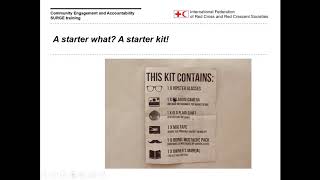 IFRC Feedback Starter Kit online presentation