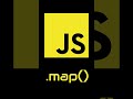 17) Map - JS Array Methods Under A Minute #Shorts