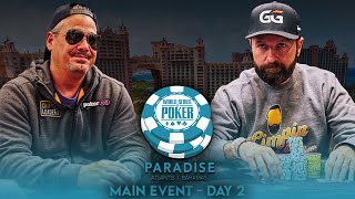 WSOP Paradise Main Event - Day 2 With Daniel Negreanu And Boston Rob [$15M Prize]