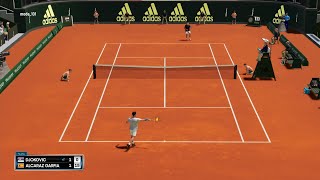 Carlos Alcaraz vs Novak Djokovic ATP Tierra /AO.Tennis 2 |Online 23 [1080x60 fps] Gameplay PC