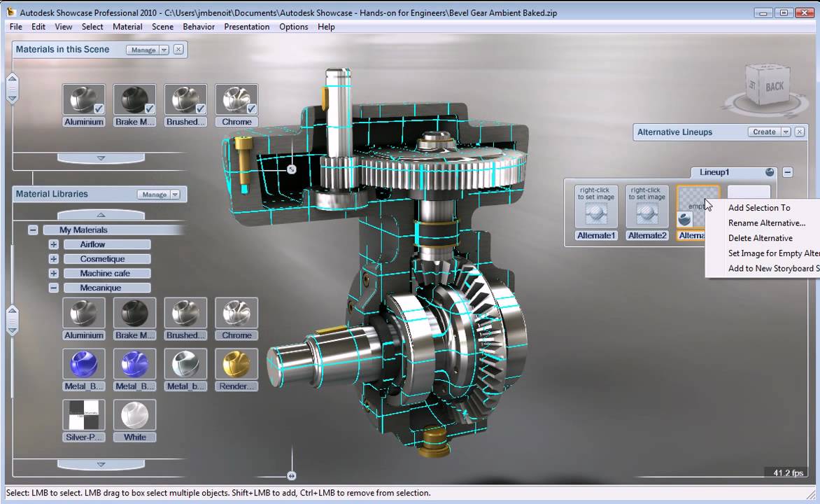 Autodesk Showcase: Présentation Pour La Mécanique - Mechanical ...