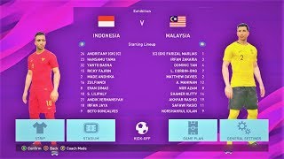 INDONESIA VS MALAYSIA (KUALIFIKASI PILDUN 2022) PES 2017 PC