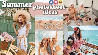 SUMMER PHOTOSHOOT IDEAS // instagram summer photo ideas