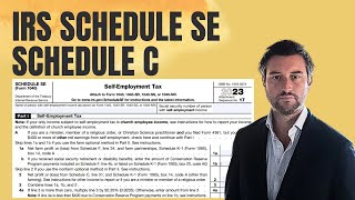 IRS Schedule SE (Self-Employment Tax) Schedule C Business - Step-by-Step Instructions