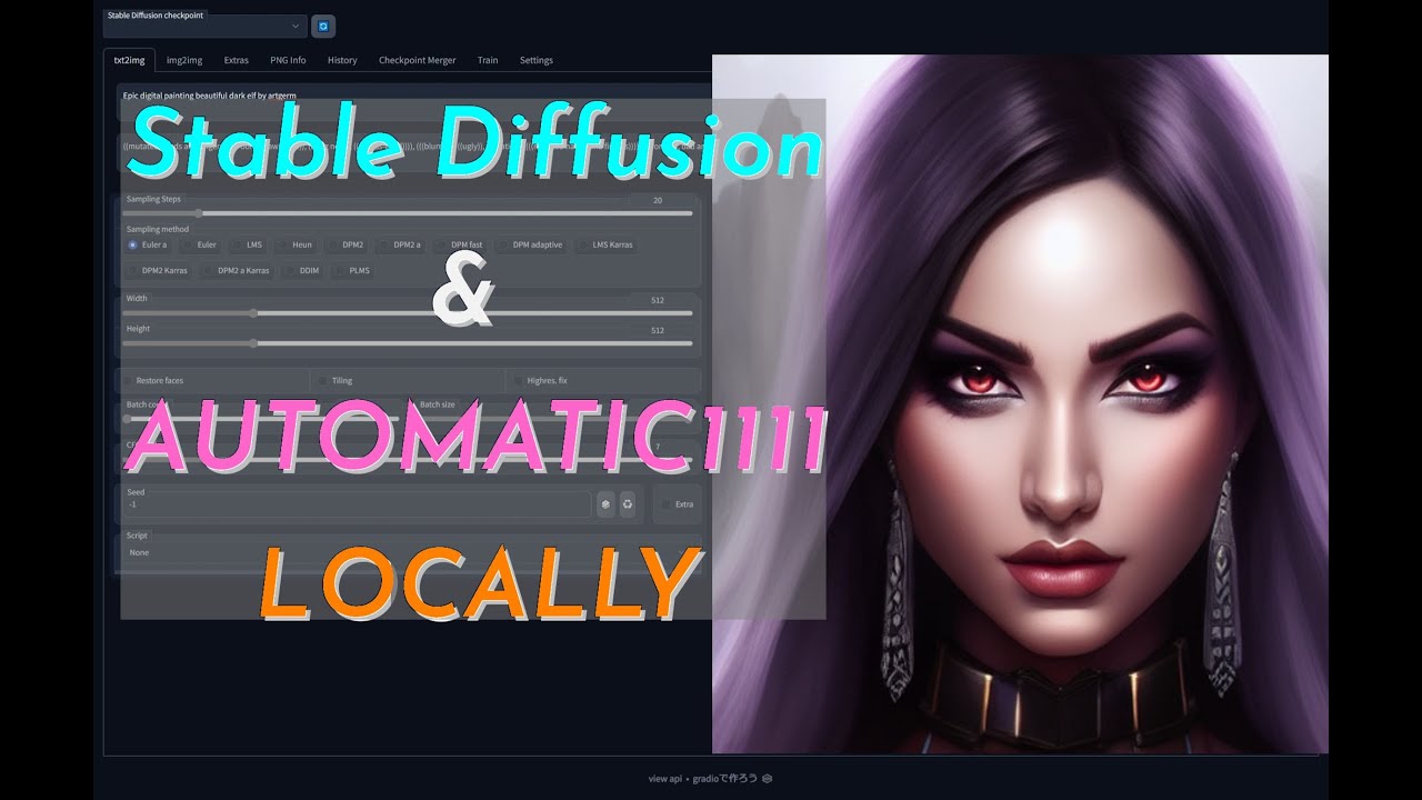 Run Stable Diffusion And Automatic1111 Ai Locally Youtube
