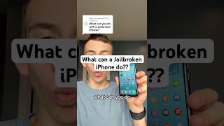What can iPhone Jailbreak do?? #iphone #techfacts #techtok