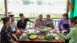 Mấy Cha Con Ra Ao Chài Cá được Bữa Cơm Lẩu Cá Điêu Hồng Ngon Hết Sẩy | HQ #1876