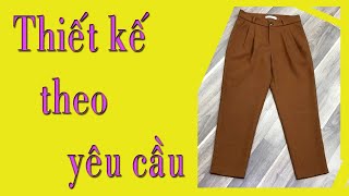 Kỹ Thuật May Hướng Dẫn THIẾT KẾ Quần Baggy Nữ Theo Yêu Cầu - sewing online class free