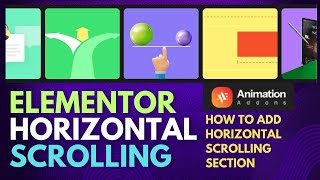 How To Make Elementor Horizontal Scrolling | GSAP Animation addons