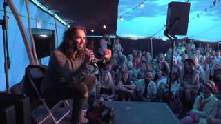 Recovery (from a dodgy chair): Russell Brand Wilderness Highlights