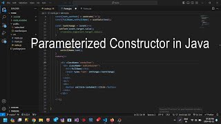 Parameterized Constructor in Java Hindi Java Programming Tutorial 2021