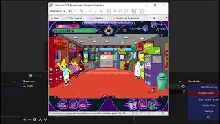The Simpsons: Virtual Springfield Demo on Windows 2000
