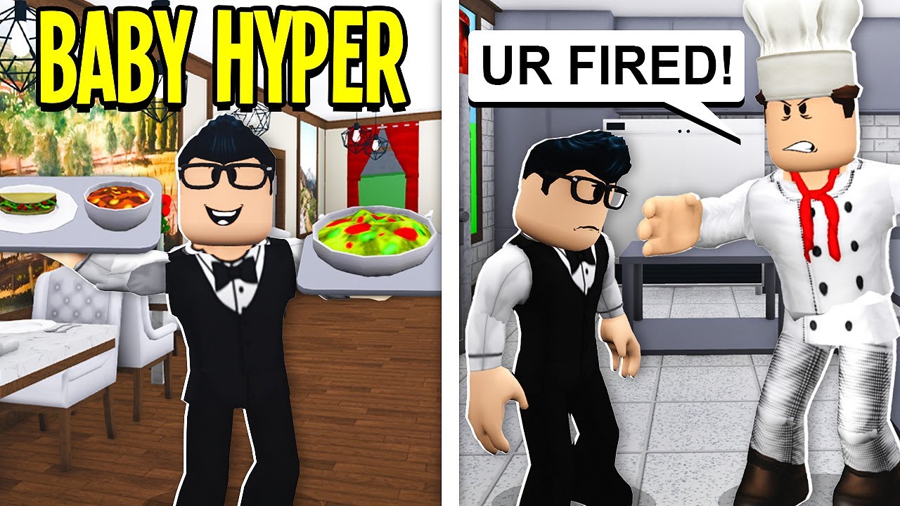 Baby Hyper Got A Job.. Chef HATED Him! (Roblox Bloxburg) - YouTube