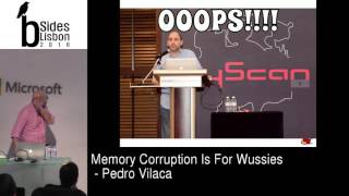 BSides Lisbon 2016 - Memory Corruption is for Wussies! by Pedro Vilaça