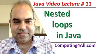Java Lecture 11: Nested loops in Java