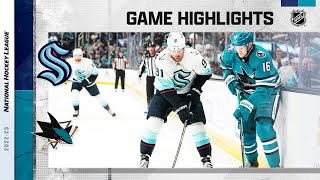 Kraken @ Sharks 2/20 | NHL Highlights 2023