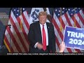 trump speech live trump attacks his opponents donald trump live et now live