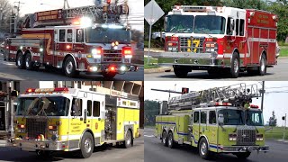 Fire Trucks Responding to Box Alarms - Fire Trucks Responding Compilation