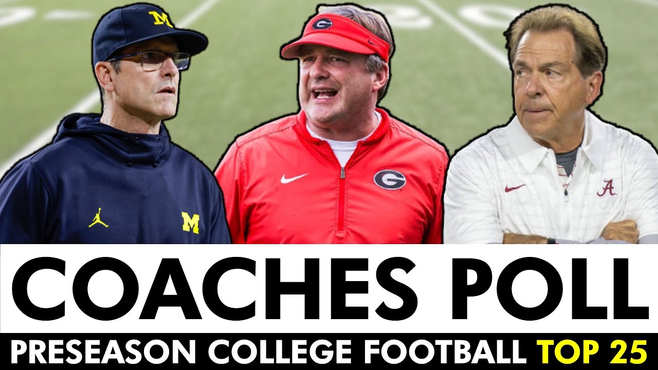 Coaches Poll: College Football Preseason Top 25 Rankings For 2023 ...