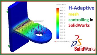 Adaptive mesh control in SolidWork Simulations