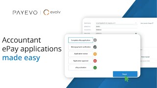 Fast ePay applications for accountants | PaymentEvolution
