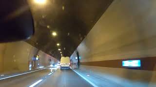 Three-mile tunnel under the Velebit mountain range in Croatia