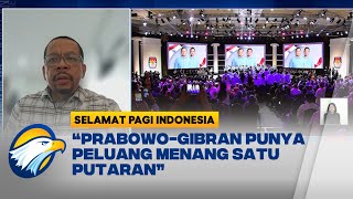 M. Qodari: Prabowo Gibran Punya Peluang Menang Satu Putaran