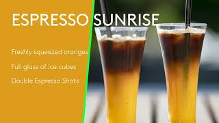 First up in our Summer Drinks Series with Emi Fukahori is: Espresso Sunrise!