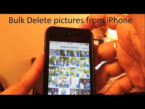How to bulk delete photos from iPhone 5/5s/6/6s/6sp How to bulk delete photos from iPhone 5/5s/6/6s/6sp
