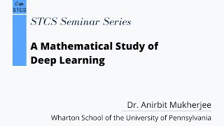 Anirbit Mukherjee - Mathematics of Neural Nets