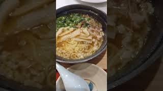 ジョイフル　背脂たっぷり鉄鍋醤油ラーメン満腹セット　#ジョイフル