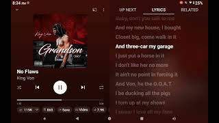 No flaws (king von) lyrics