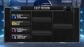 Breakdown of the NCAA tournament East region