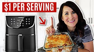 Low-Budget EASY & CHEAP Air Fryer Recipes - $1.00 Per Serving!
