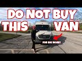 I HATE These 3 Things about this Van!!