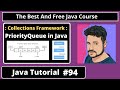 Java Tutorial: PriorityQueue in java Collections, PriorityQueue class | part 94
