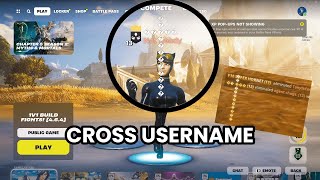 How To Get HUGE CROSS Username In FORTNITE (Working 2025)