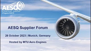 AESQ Munich Supplier Forum - October 26, 2023 Photo Montage