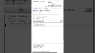 🧮 CodingBat – Python - WarmUp 2 - 04 string_splosion #codingbat #pythontutorial #pythonbasics