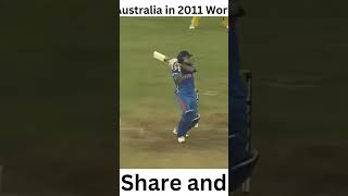 Yuvraj Singh epic reply to Australia in 2011world Cup semi finals #yuvrajsingh #2011worldcup
