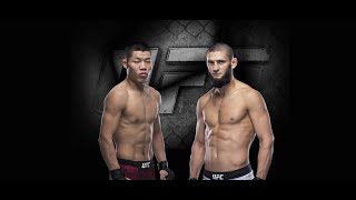 Битвы взглядов UFC 267  |   Хамзат Чимаев – Ли Цзинлян  #Shorts